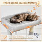 Taoqimiao Cat Tree, 38.2-Inch Cat Tower - Image 4