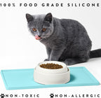 CatGuru Cat Food Mat, Small & Large Pet Feedingd Mat, 100% Waterproof Cat Mats - Image 6