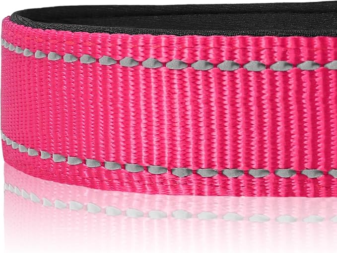 Joytale Reflective Dog Collar, Soft Neoprene Padded Breathable Nylon Pet Collar - Image 4