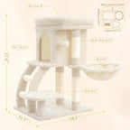 Heybly Cat Tree Tower, Cat condo - Image 6