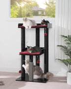 FourFurPets 43.7" Cat Tree, Modern Cat Tree Tower, Cat Tower - Image 2