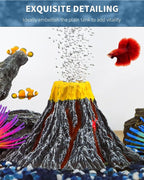 Uniclife Aquarium Volcano Ornament Kit Realistic Resin Volcanic Decoration - Image 3