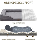 Bedfolks Orthopedic Dog Bed, Waterproof Dog Sofa Bed - Image 2
