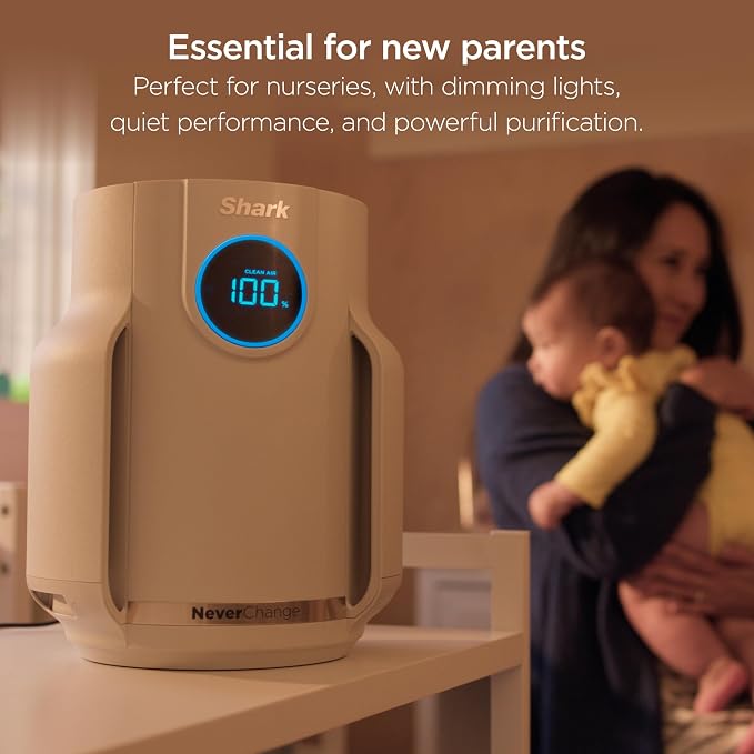 Shark Air Purifier for Home, NeverChange Compact Pro, for Bedroom, Home Office - Image 8