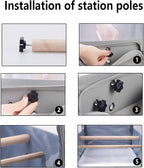 Bird Carrier, Travel Bird Cage, Bird Backpack - Image 9