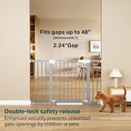 Cumbor 29.7-48" Baby Gate for Stairs, Mom's Choice Awards Winner-Dog Gates for - Image 2