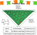 PTDECOR St. Patrick's Day Dog Bandana, Reversible Dog Scarf - Image 4