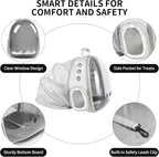 Cat Backpack Carrier, Back Expandable Pet Backpack - Image 6