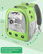 Guinea Pig Carrier Backpack, Portable Rabbit Travel Carring Bag - Image 5
