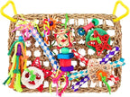 KATUMO Bird Toys, Bird Foraging Wall Toy, Edible Seagrass Woven Climbing by KATUMO