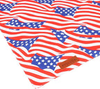 PTDECOR American Flag Dog Bandana 4th of July Dog Scarf Reversible Red Blue - Image 5