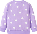 Toddler Baby Girls Cotton Sweater, Long Sleeve Crewneck Sweatshirt Pullover - Image 3