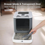 Foldable Cat Litter Box, Fully Enclosed Litter Box - Image 5