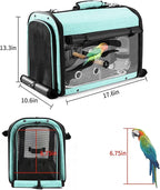 Sanmoncare Bird Carrier Bag Cockatiel Travel Cage - Image 6
