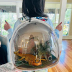 Hamster Backpack Carrier, Bearded Dragon Carrier Backpack - Image 4