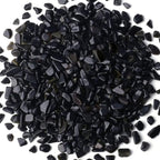 1lb Obsidian Aquarium Gravel Rocks Natural Tumbled Healing Crystal Chips Bulk by YATOJUZI
