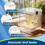 No Mess Bird Feeder for Cage, Hanging Bird Bath for Cage for Lovebirds - Image 5