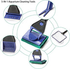 TOPZEA Aquarium Cleaning Tool Kit, 5 in 1 Fish Tank Cleaner Tools Set Including - Image 5