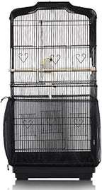 Bird Cage Seed Catcher, Large Airy Gauze Seeds Bird Cage Cover Guard Adjustable - Image 4