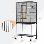 GarveeHome 62.6" H Large Bird Cage, Bird Cage - Image 2