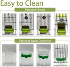 No Mess Bird Feeder Water Dispenser Set, Automatic Parrot Feeder - Image 5