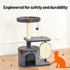 Amazon Basics Cat Tree Tower, Solid Steel Frame - Image 3