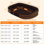 Dwanton Orthopedic Dog Bed for Extra Extra Large Dogs - Image 4