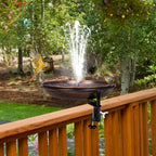 DREAMSOUL Deck Mounted Bird Bath Metal Birdbath Bowl Unheated - Image 7