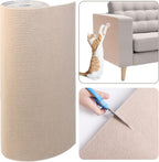 Cat Scratch Furniture Protector, 78.7"x15.8" Cat Scratching Mat, Trimmable by Vefhby