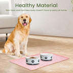 Ptlom Dog Food Mat Anti-Slip Dog Bowl Mats - Image 3