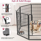Dog Playpen, 40 inch 14 Panels Dog Pen Indoor Pet Dog Fence Outdoor - Image 4