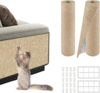 Cat Scratch Mat for Couch, Wall & Cat Tree – 78.7" Trimmable Self-Adhesive Cat by ZLAFM