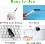 CiaraQ Bottle Cleaning Brushes, 8 Inch Nylon Tube Brush Set & A Flexible Long - Image 7