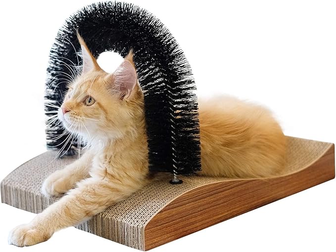 FUKUMARU Cat Self Groomer, 2.0 Version Cat Arch Face Scratcher by FUKUMARU