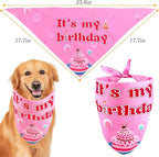 AROIC Dog Birthday Bandana Set, Pet Party Decorations Kit - Image 5