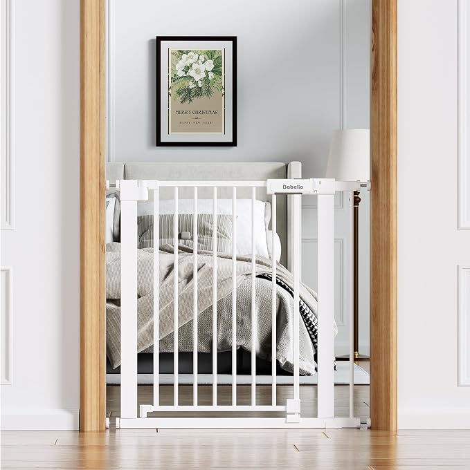 BABELIO Baby Gate for Doorways and Stairs, 31-36" Pet Gate by BABELIO