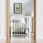 BABELIO Baby Gate for Doorways and Stairs, 31-36" Pet Gate by BABELIO