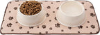 Kitchen Basics Microfiber Pet Bowl Feeding Mat, Anti-Skid and Absorbent - Image 4