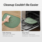 DownyPaws Dog Food Mats for Floors Waterproof, BPA Free Silicone Dog Bowl Mat - Image 8