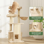 Cat Tree, 50.31-Inch Cat Tower for Indoor Cats, Cat House - Image 8