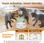 Potaroma Cat Toys 3in1 Automatic Interactive Kitten Toy, Fluttering Butterfly - Image 6