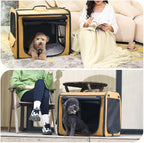 Dog Car Carrier Light Weight 24×17.7×20.5 in, Dog Carrier Easy to Assemble - Image 9