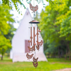 Chicken Wind Chimes for Outside, Chicken Gifts for Women/Men/Sympathy/Memorial - Image 2