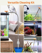 Pawfly 3-in-1 Aquarium Water Changer, Gravel Cleaner & Tank Brush – Fish Tank - Image 7