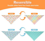 Easter Dog Bandana Large 2PCS, Colorful Scarf - Image 6