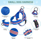 SlowTon No Pull Small Dog Harness and Leash Set, Puppy Soft Vest Harness Neck & - Image 7