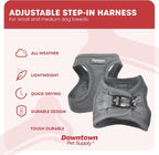 Downtown Pet Supply Step in Dog Harness No Pull, Light Gray - Image 3