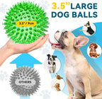 SHARLOVY 3.5” Large Dog Toys Ball, 6 Pack Squeaky oys, Durable - Image 2