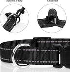 TagME Reflective Nylon Dog Collars, Adjustable Classic Pet Collar - Image 3