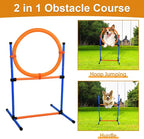 Dog Agility Equipment, 2 in 1 Dog Obstacle Course Training Starter Kit - Image 2